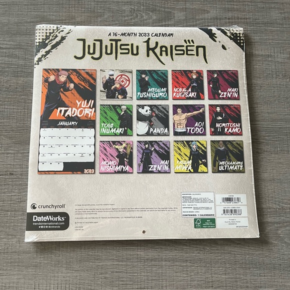 Jujutsu Kaisen 2023 Calendar | NWT - Picture 2 of 2